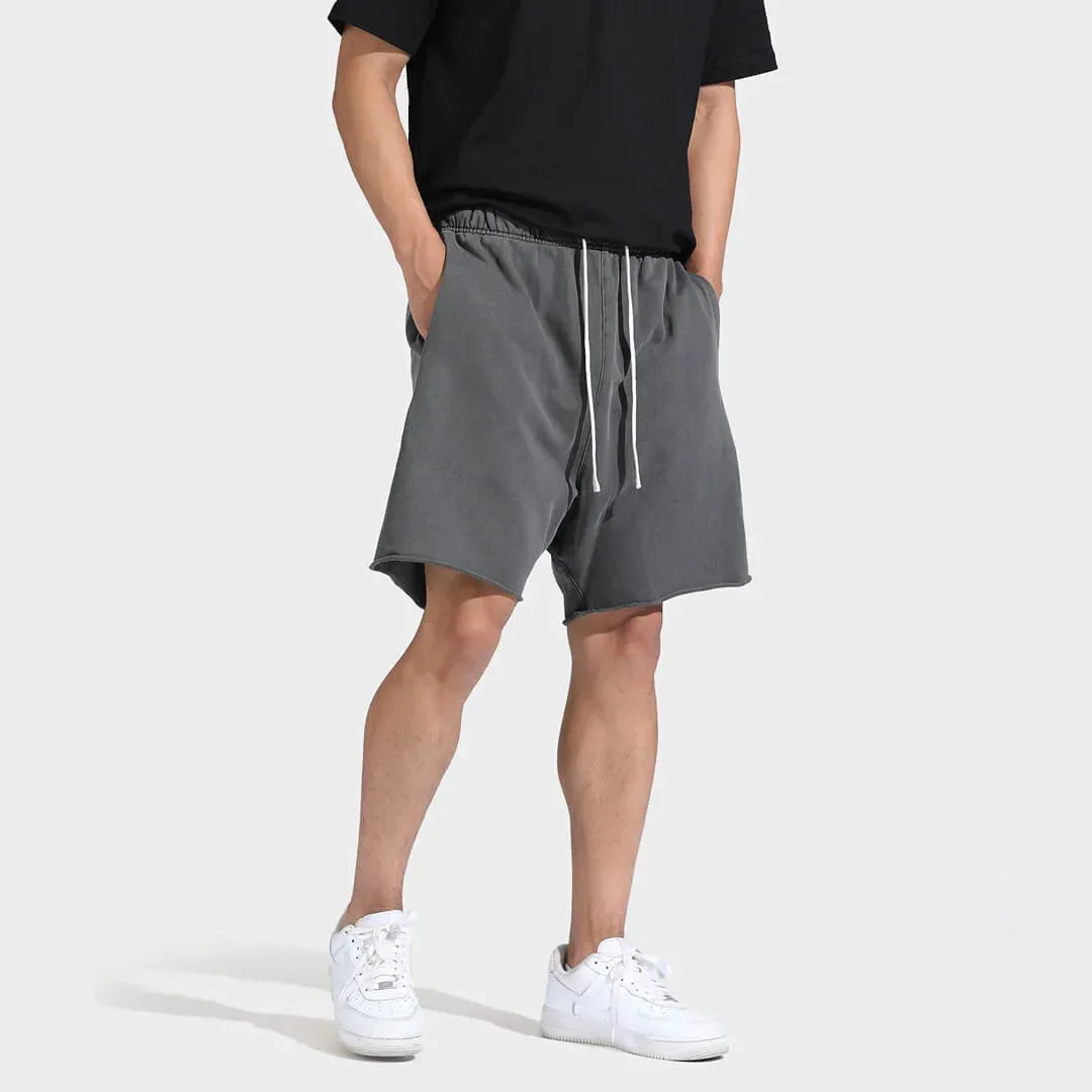 thumbnail image 1 of Pantalones de algodón para hombre, de primavera y verano, de marca de moda, holgados y versátiles, para entrenamiento, con flecos, para baloncesto de cinco minutos, 1 of 5