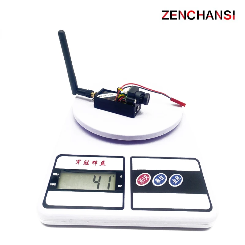 5.8G 48CH 100/200/400/1000mW Adjustable VTX Transmitter and CMOS 1000TVL FPV Camera with largest Heat Sink for RC Plane RC Boat 6