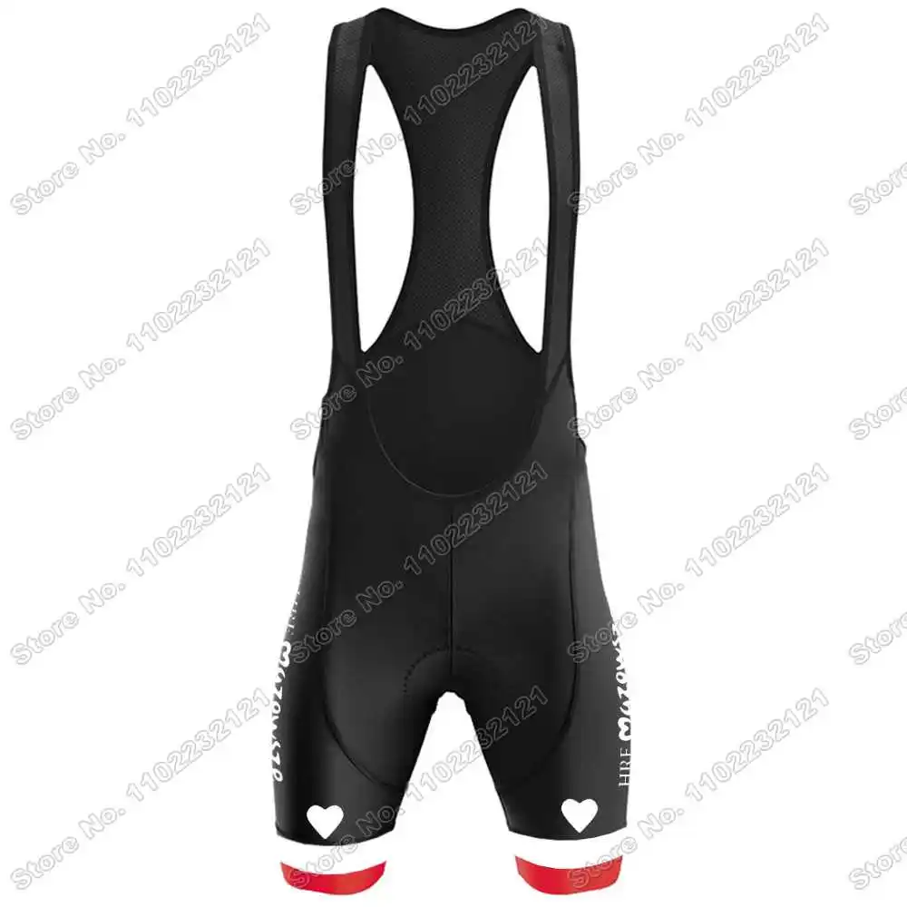 Team HRE Mazowsze Serce Polski Cycling Jersey Poland Champion Set Men Cycling Clothing Road Bike Shirts Suit Bicycle Pants cycling jersey cycling shirt cycling suit cycling jersey set