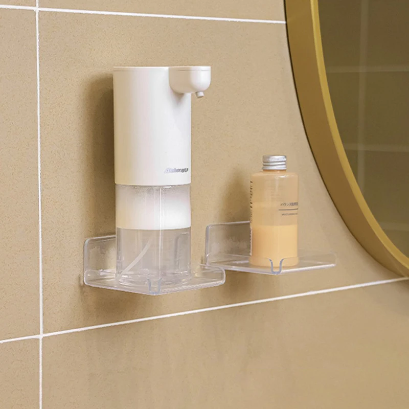 1/2pcs Wall Shelves Acrylic Storage Rack Small Clear Shelf Display Ledges Adhesive Hanging Shelves For Surveillance Camera 2