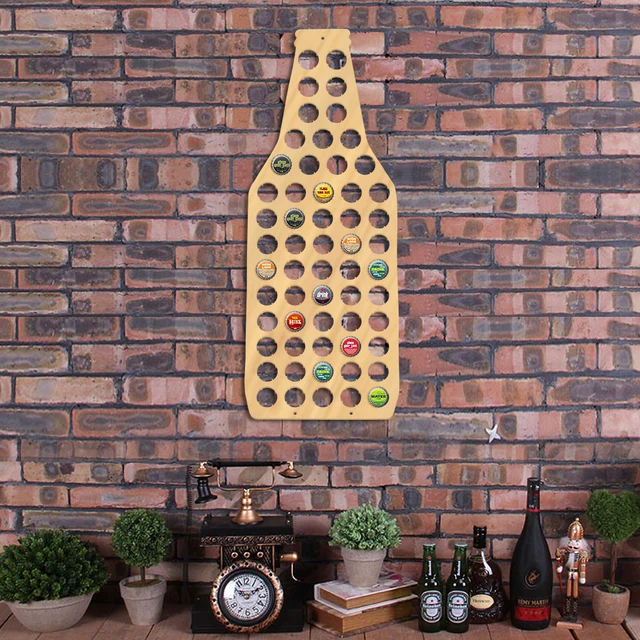 Borosüveg Sapka Kijelző Térkép Sör Palack Egyedi Kollekció Kocsma Dekorációs Kiegészítők - Image 4