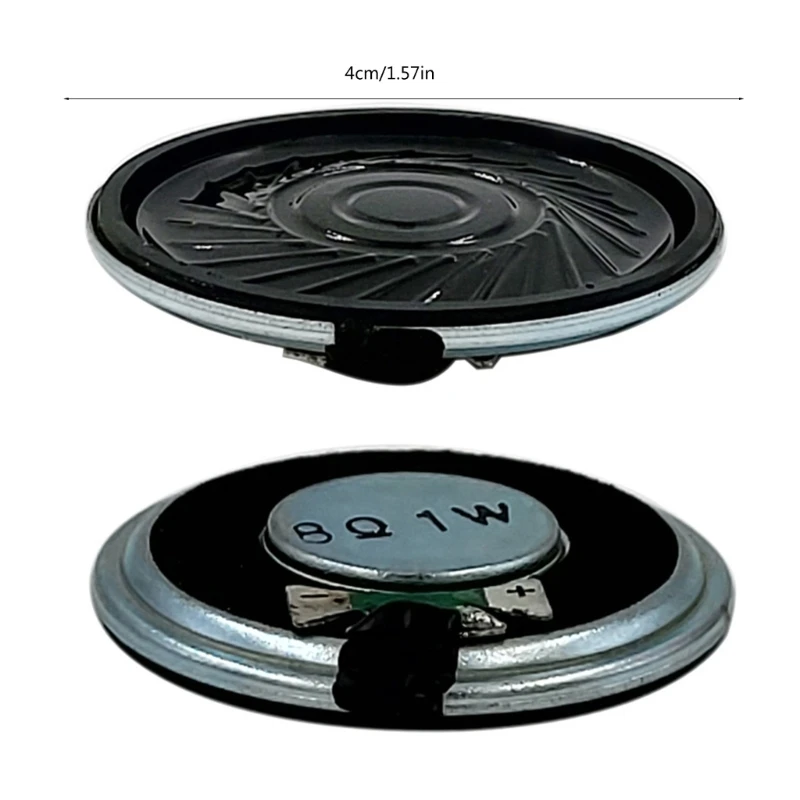 마그네틱 스피커 1W 8Ohm 40mm 직경 원형 교체 스피커 스피커 사운드 앰프 스피커 교체