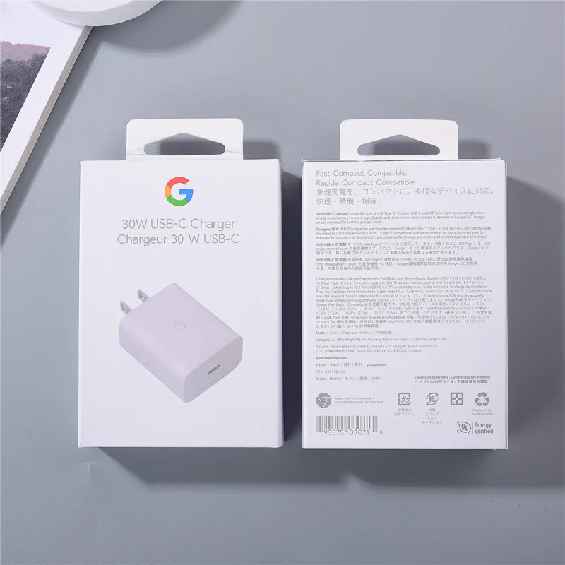 30W USB-C 充電器 Google Pixel 9A 8A 7A 6A 5 PD 高速壁充電