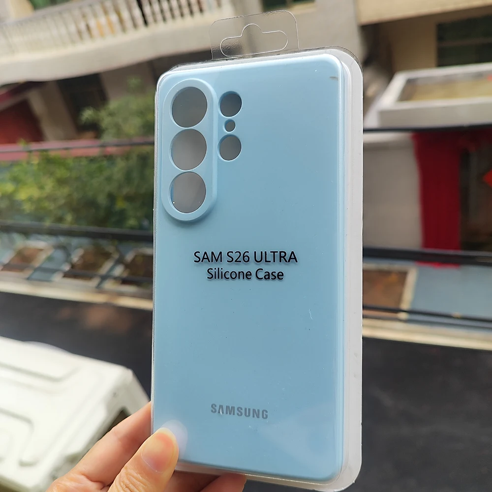 Elegant Soft Liquid Silicone Phone Back Cover