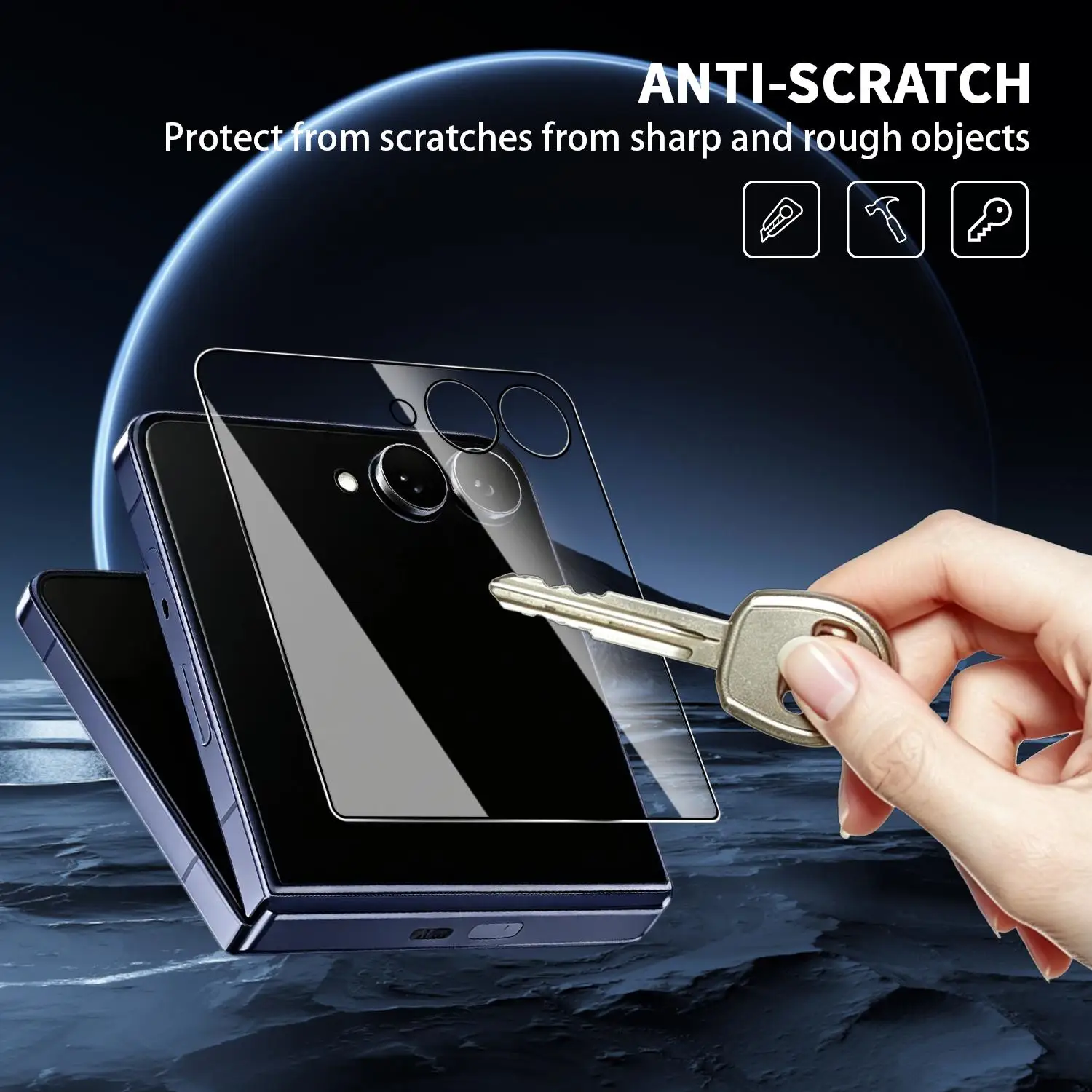 3-Pack Easy Install Tempered Glass Screen Protector – Anti-Scratch & Bubble-Free