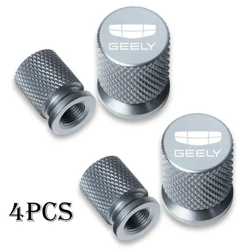 4-Piece Car Wheel Tire Valve Caps, Airdust & Waterproof Tyre Stem Covers