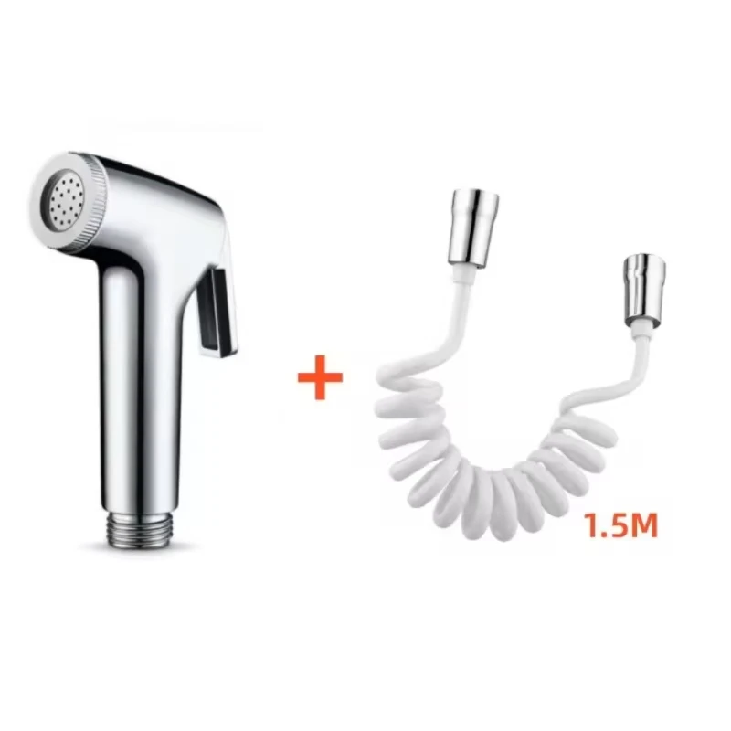 Flexible Spring Handheld Plastic Bidet Sprayer Image 4