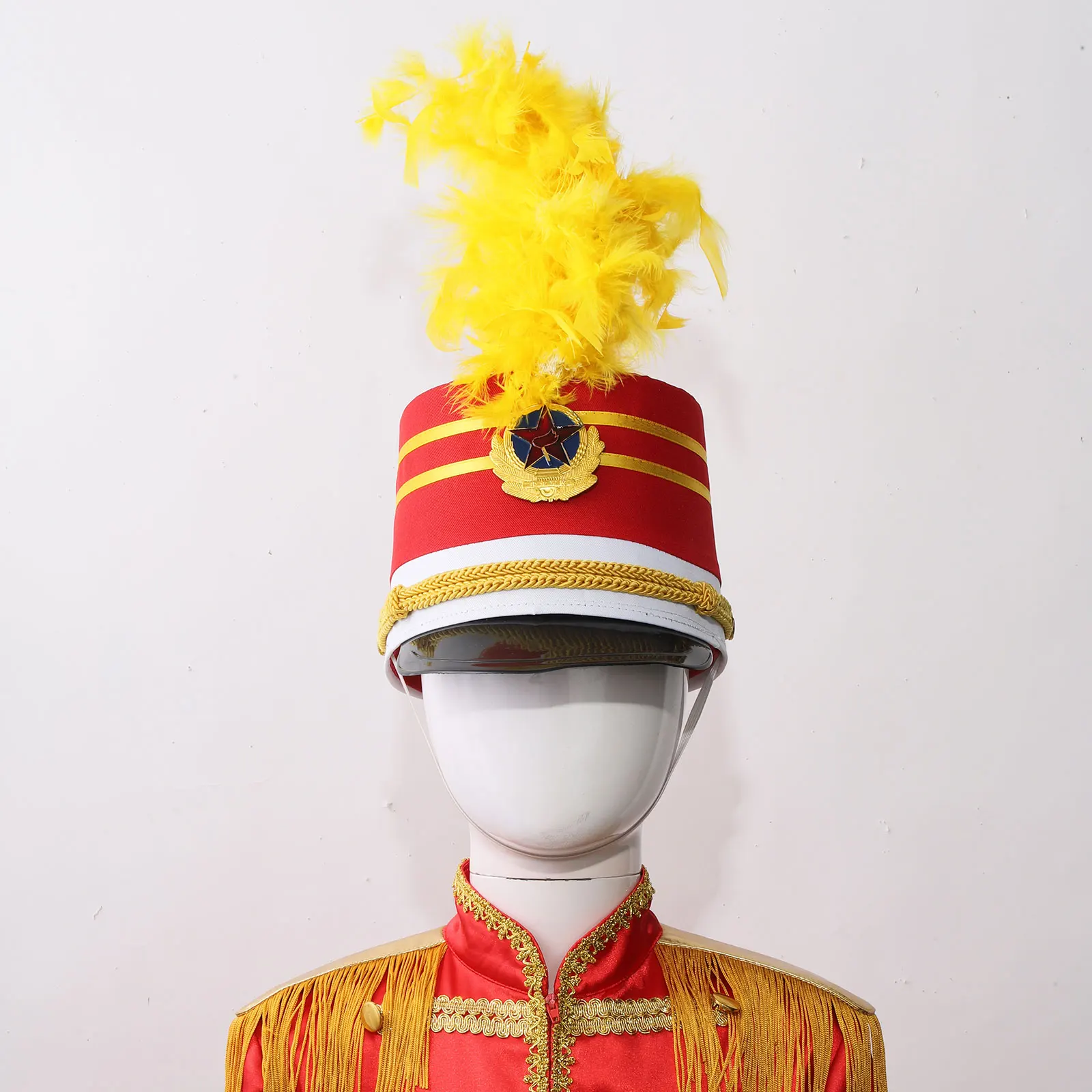 Children Drum Band Hat Stage Performance Cosplay Cap Halloween Party Circus Accessories women cosplay hat
