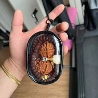 Jewelry Organizer Transparent Storage Box Pouch Mystery Box Plastic Box Cute Doll Bag With Keychain Dustproof Case 4