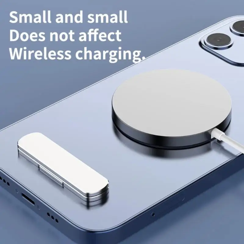 Mini Mobile Phone Stand Invisible Portable Foldable Aluminum Alloy Desktop Mount Material Holder 360° Rotating_voghion.com