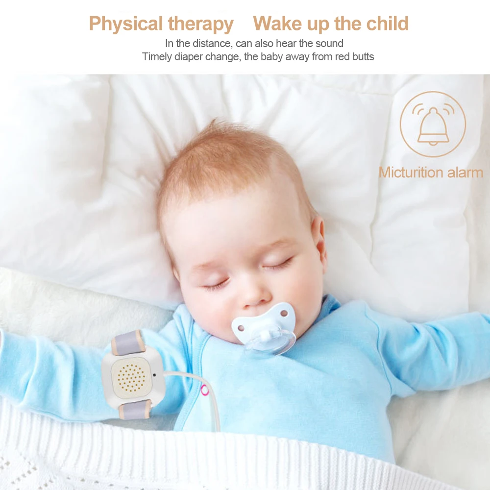 Bedwetting Alarm for Boys and Girl USB Rechargeable Pee Alarm with Sounds and Vibration Bedwetting Sensor for Kids Adults bedwetting sensor alarm