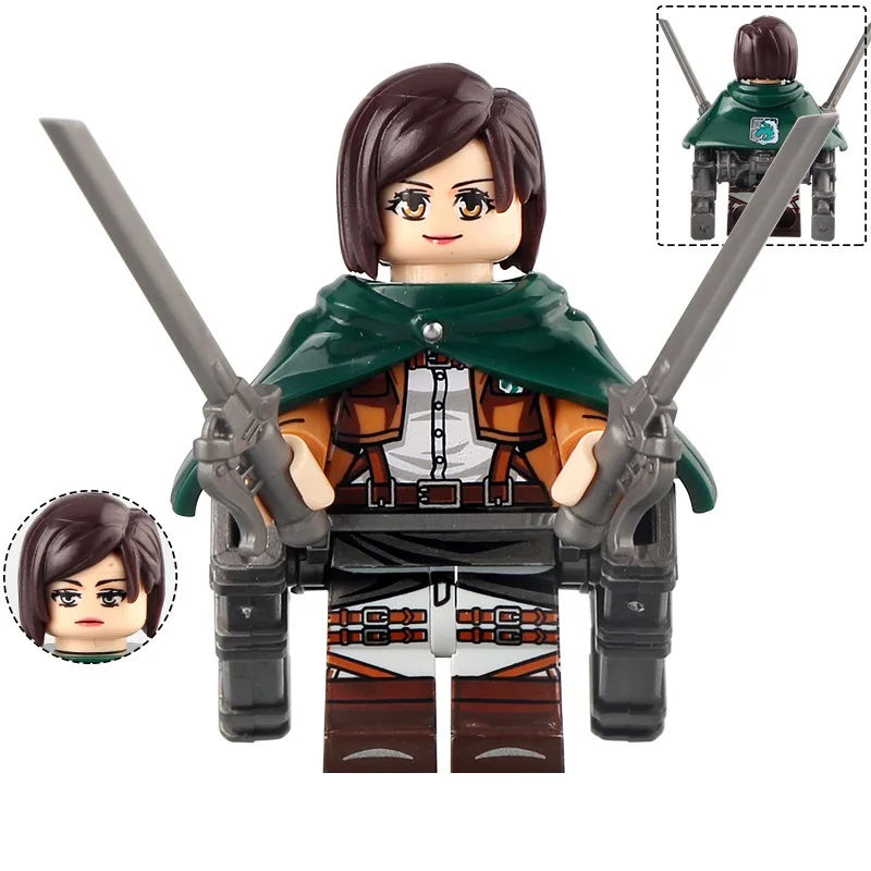 Attack on Titan Building Blocks: Mini Action Figures Set