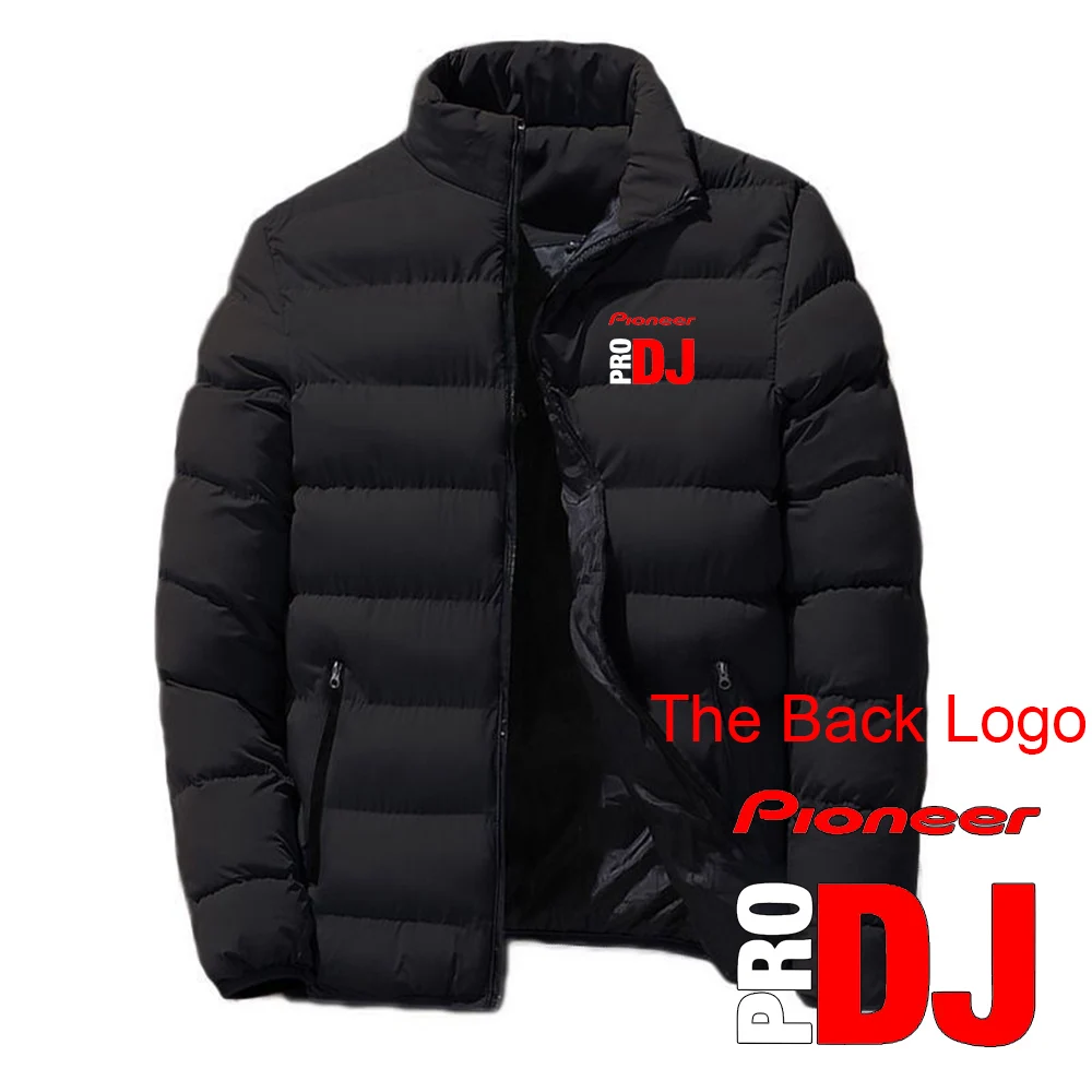 2025 DJ Pioneer PRO impression hommes automne et hiver décontracté quatre couleurs coton rembourré veste col montant manteaux coupe-vent 1