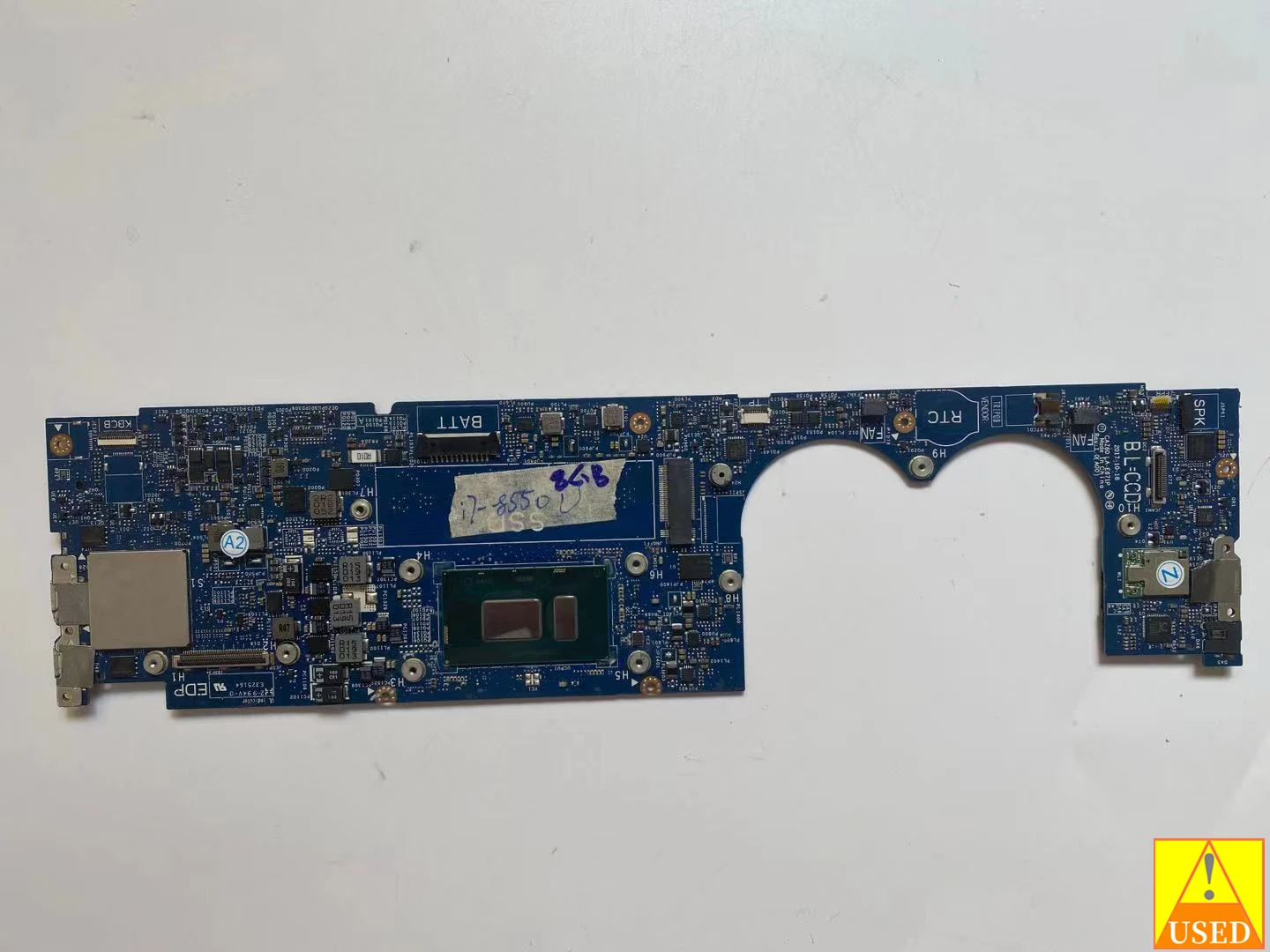 

USED Laptop Motherboard 0XNRD5 LA-E671P For DELL XPS 13 9370 with I7-8550U 8G RAM Fully Tested, Works Perfectly.