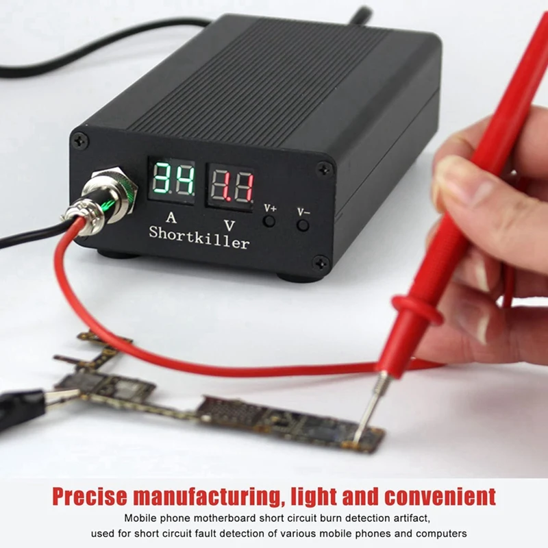 Mobile Phone Short Circuit Detector Accurate Repair Burner For IOS & Android, Mobile Phone Test Repair Tool Easy Install US Plug