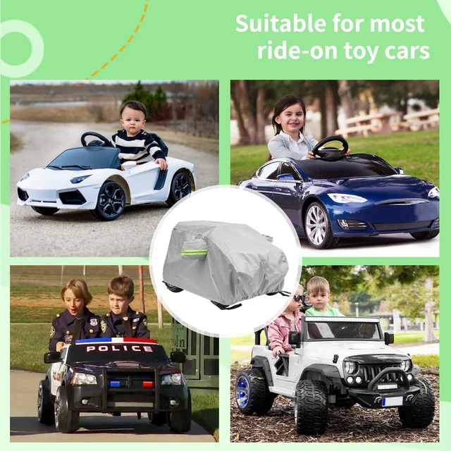 Power Wheels Ride On Car Cover Semi Truck Toy Kids Ride-On Toy Car