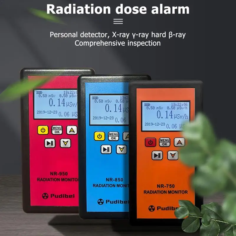 

NR-850 NR-750 Nuclear Radiation Detector Handheld LCD Radiation Dosimeter Tester Automatic Overdose Alarm Dosimeter Detector