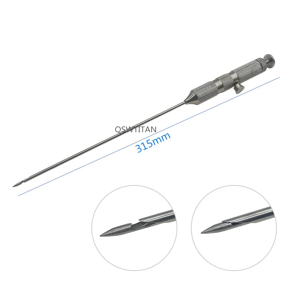 Stainless Steel Laparoscopic Forceps Closure and Hernia Suture Retriever Suture Needle Reuseable