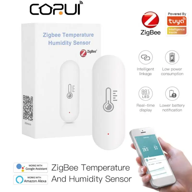Temperature Humidity Sensor Google Home Tuya Automation Modules