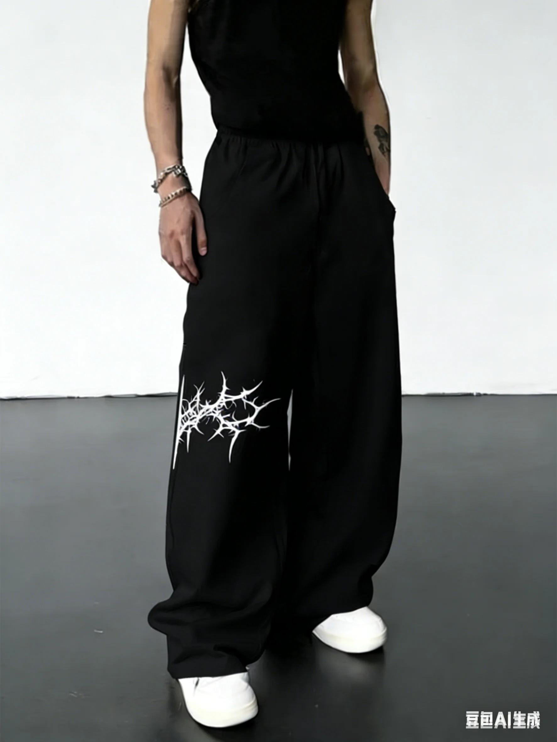 2026 Herbst und Winter Bestseller Modische Hip-Hop Gothic Textur Herren Casual Sport Outdoor Atmungsaktive Jogginghose