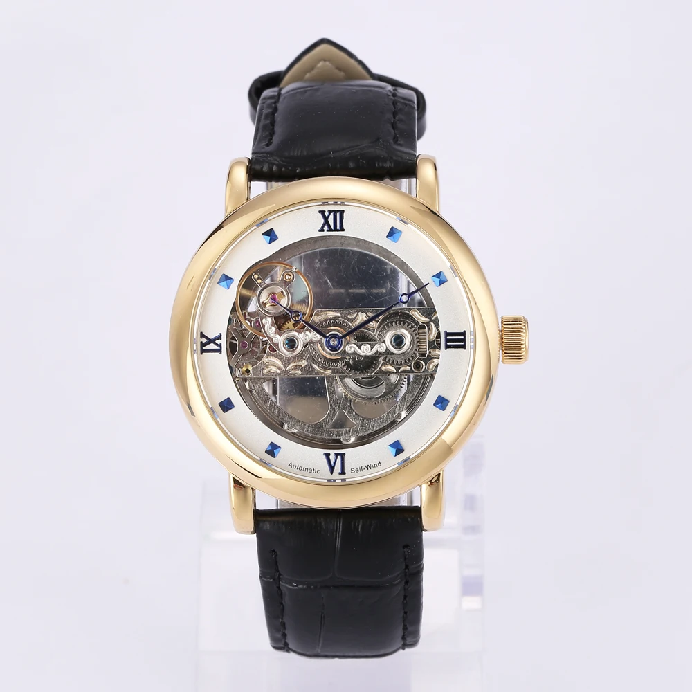 Men Watches Mechanical Wristwatch Male The Giving Movement Luxe Fellation  Homme Montre Automatique Homme Relogio Masculino - Mechanical Wristwatches  - AliExpress