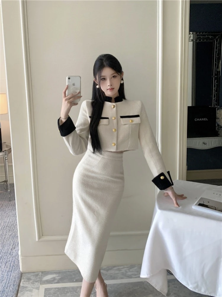 Falda Trajes De Chaqueta Tipo Chanel Traje Sastre Trajes De Chaqueta Estilo Chanel CHANEL CONJUNTO CHAQUETA FALDA  TALLA M 40 TRAJE SASTRE