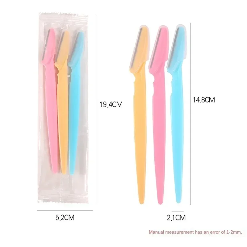 3pcs Eyebrow Trimmer Blade Shaver Portable Face Razor Eye Brow Epilation Hair Removal Cutters Safety Razor Woman Makeup eyebrow trimmer set,eyebrow trimmer,eyebrow razor set,hair shaver,eyebrow razor,facial hair remover,eyebrow trimmer blade,face shaver