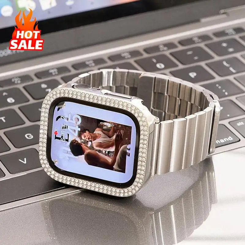 Stainless Steel Magnetic straps For Apple Watch Band 44mm 46mm 49mm 40mm 45mm 41mm 42mm Bracelet iwatch Series 10 9 8 SE ultra 2 2 Stainless Steel Magnetic straps For Apple Watch Band 44mm 46mm 49mm 40mm 45mm 41mm 42mm Bracelet iwatch Series 10 9 8 SE ultra 2 – Bild 2