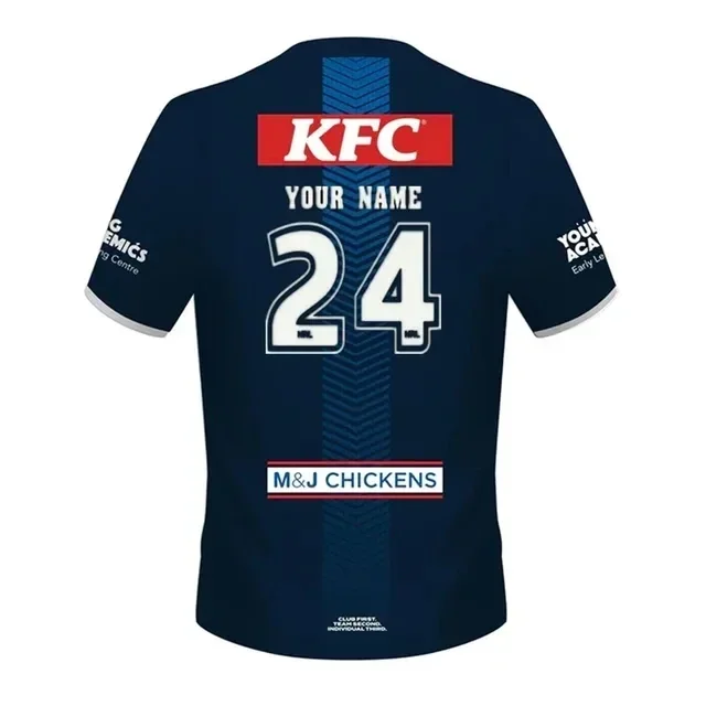 thumbnail image 1 of Camiseta polo Bulldogs 2024 / Camiseta de rugby de entrenamiento - Talla para hombre: S-5XL (nombre y número impresos) Calidad superior, 1 of 5