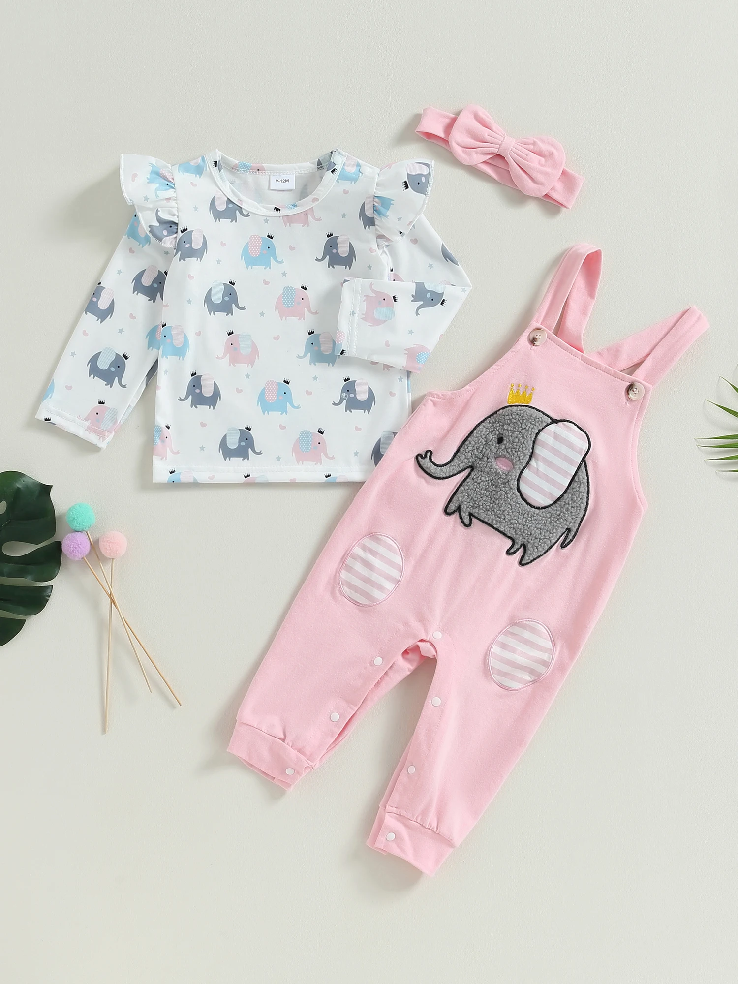 

Baby Boys Clothes Set Lion Print Short Sleeves T-shirt and Bear Print Shorts Hat Summer Outfits