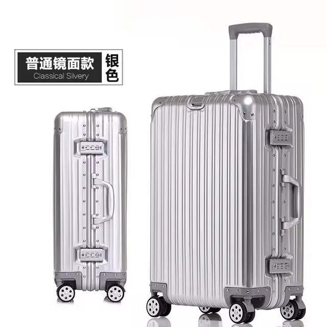 thumbnail image 1 of Personalización de alta calidad 100% equipaje rodante de embarque de viaje de aluminio y magnesio perfecto para maleta de viaje de marca Spinner, 1 of 4
