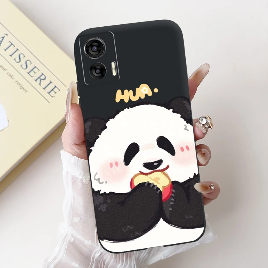 Cute Panda Cartoon Shockproof Soft TPU Phone Case for Motorola Edge 30 Lite
