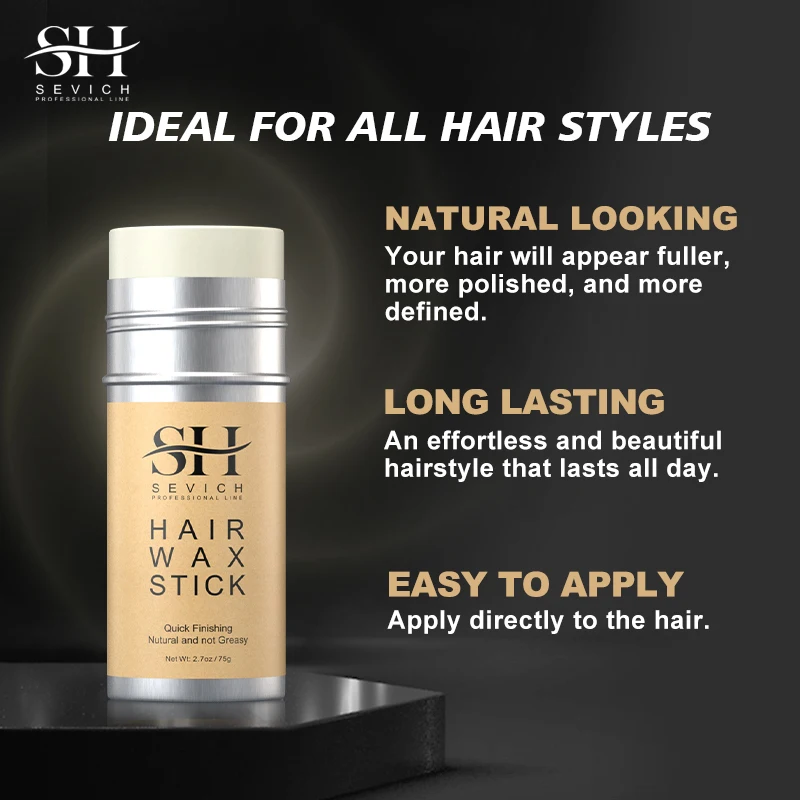 Hair Wax Stick Professional Broken Hair Artifact Wax Stick Gel Cream Non-Greasy Style Hair Stick ﻿Styling Hair Frizz Fixed Wax 3