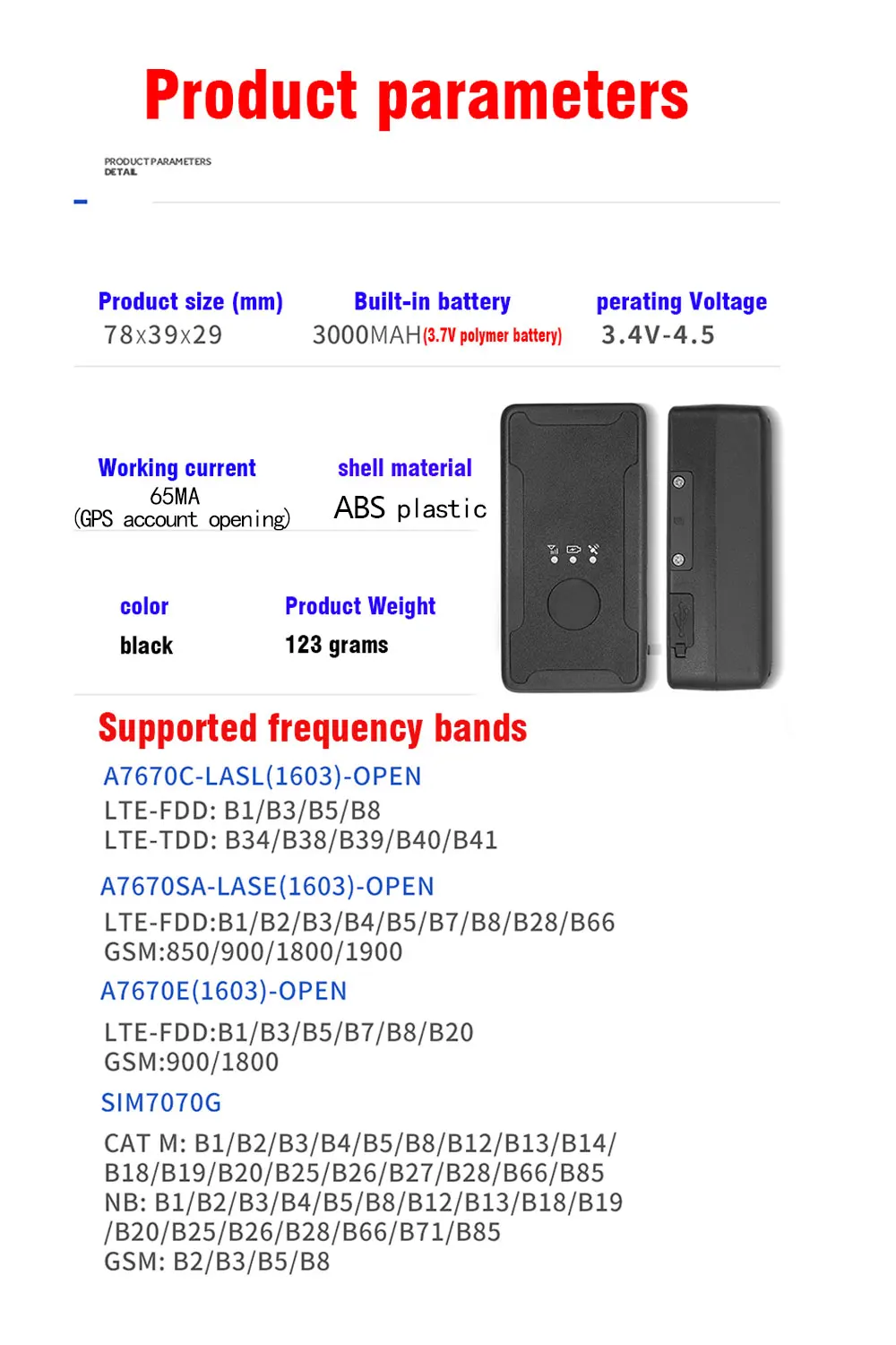 Mini Waterproof Builtin Battery GSM GPS tracker 4G WCDMA device GT-909 for Car Motorcycle Vehicle Remote Control Free Web APP