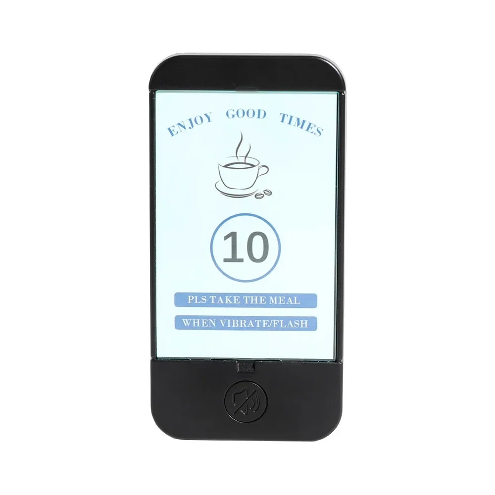 Wireless Restaurant Pager System Guest Customer Calling 16 Beepers Pager Buzzer For Restaurant Food Court Cafe Beach Bar