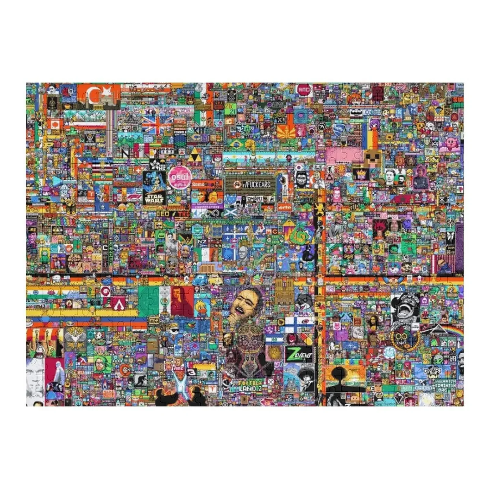 

r/place reddit 2022 Jigsaw Puzzle Wooden Adults Personalized Baby Object With Photo Puzzle