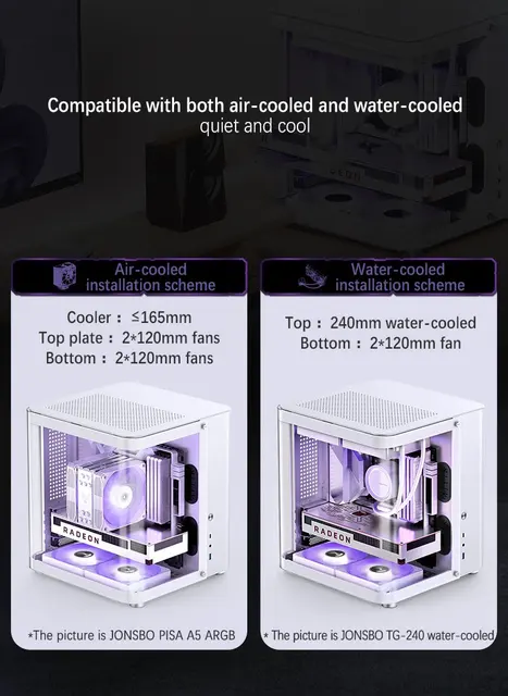 Maj-bis] JONSBO TK-1, un boitier Micro-ATX avec un panneau en verre trempé  doublement incurvé