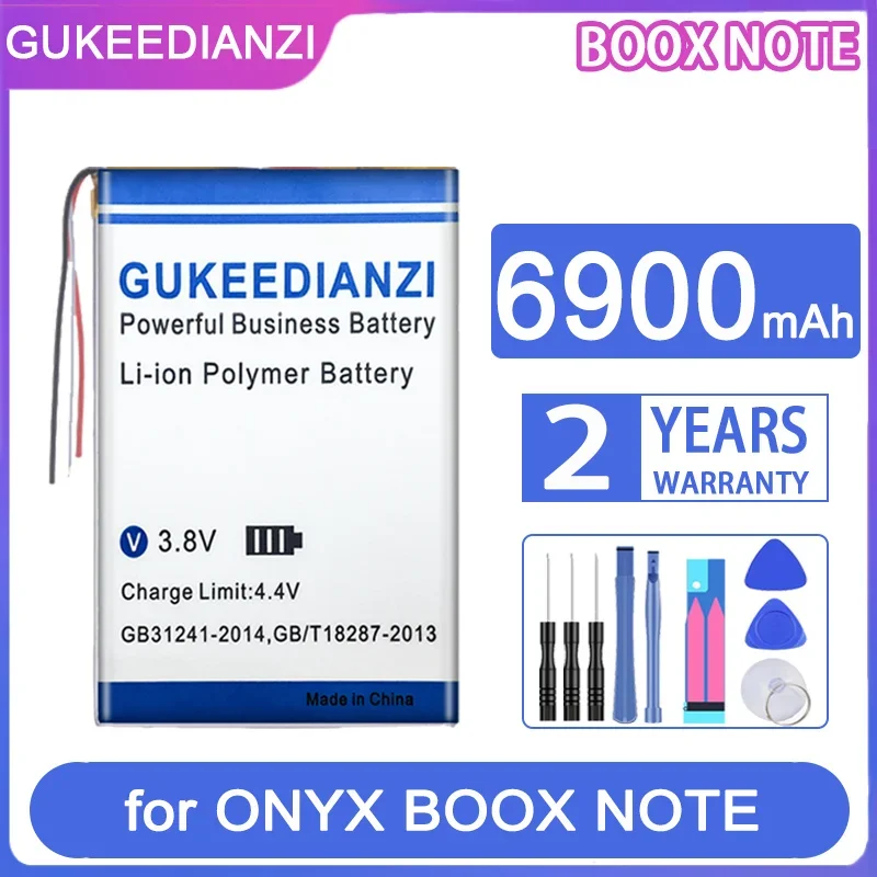 

Сменный аккумулятор GUKEEDIANZI BOOX NOTE (2588153 budaitou 3 line) 6900 мАч для ONYX BOOX NOTE Pro/Plus NOTE + NOTE Plus