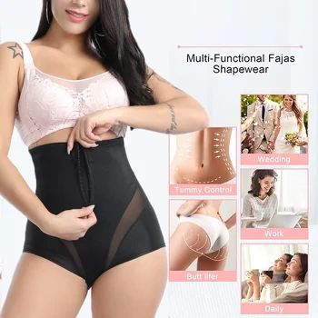 Bragas reductoras vientre plano de malla transpirable 5