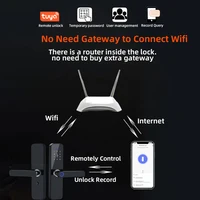 RAYKUBE F005 IP65 Waterproof Tuya Wifi Lock Electronic Smart Door Lock With Fingerprint/Smart Card/Password/Key/APP Unlock - Image 3