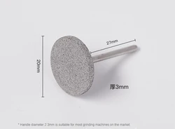 Diamond Nail Drill Bit for Callus and Dead Skin Removal - Professional Grinding Head for Salons (Disc grinding head)