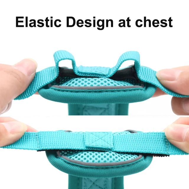 Cat Harness and Leash Set Escape Proof Reflective Outdoor Walking Kitten Vest Chest Strap For Dogs Cats Breathable Pet Harnesses 4