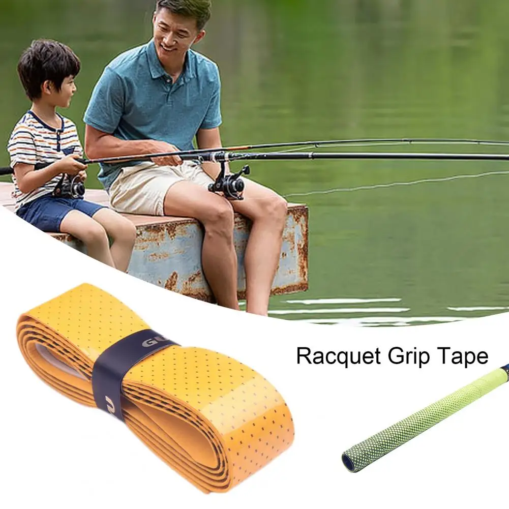 Racquet Grip Self-Adhesive Slip Resistant Super Absorbent Quick-Dry Tennis Racket Grip Tape Overgrip