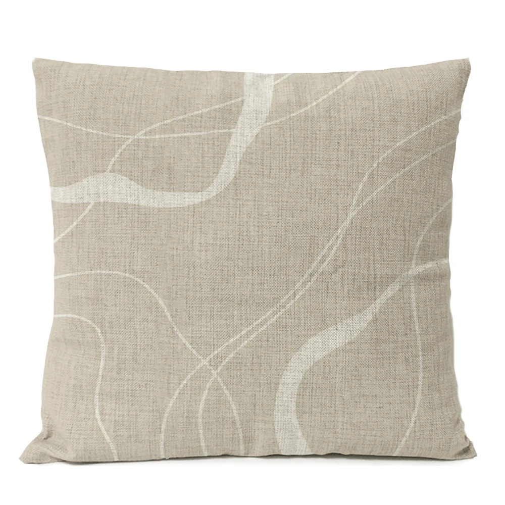 Abstract Black Boho Home Decorative Pillow Cover Arch Line Minimalist Geometric Throw Pillow Case Living Room Decor Sofa Cushion 5