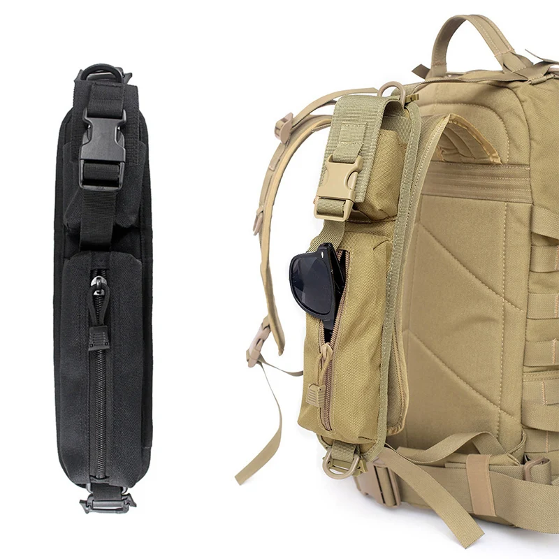 Borsa a tracolla per zaino da trekking, accessorio con tasche Molle EDC per attrezzi, piccola custodia compatta per sport all'aperto e caccia - immagine 5