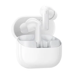 Enhanced Noise Cancelling True Wireless Earbuds with 4 - Mic Technology (White)