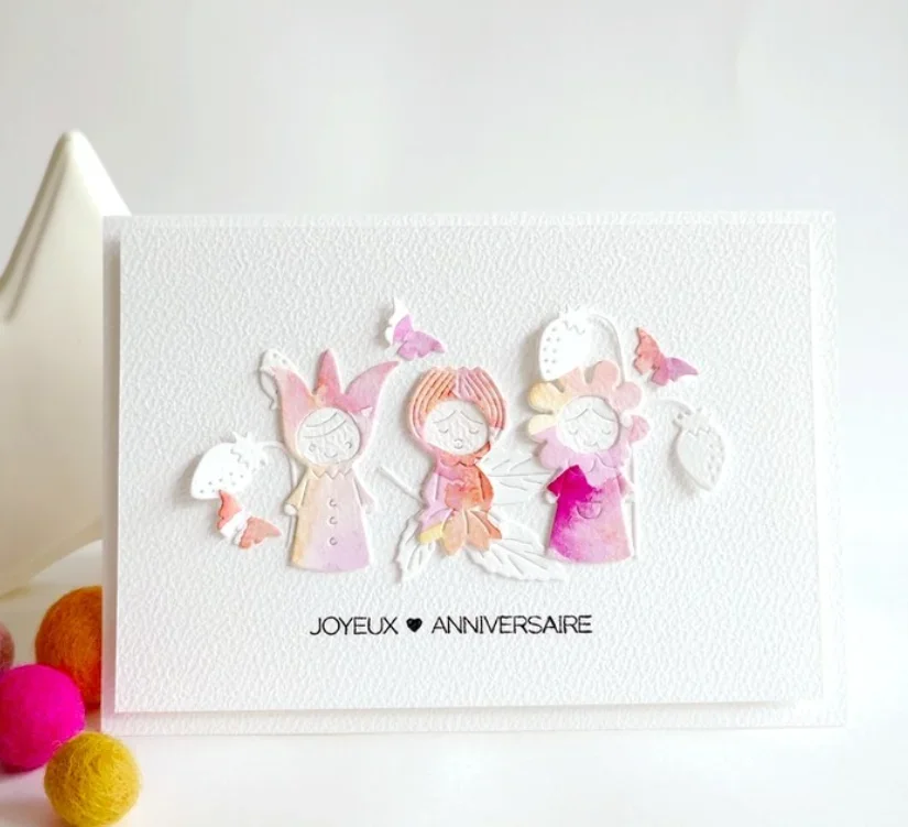 Mmao Craft Metall-Stanzformen, Schneidformen, Blumen- und Blattmuster, Feen-Scrapbook-Papier-Bastelmesser, Schablonen, Stanzschablonen