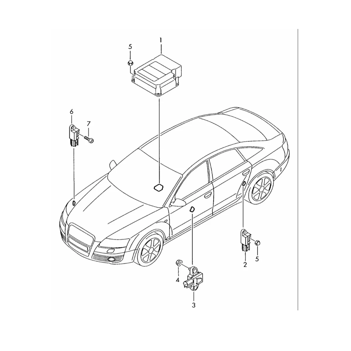 Sensore Di Impatto Crash Per Auto Muslimex Per Audi A4 S4 B7 A8 S8 2007 Srs Tts A3 S3 Sportback 2005-2010 Sensore Di Vibrazione Shock