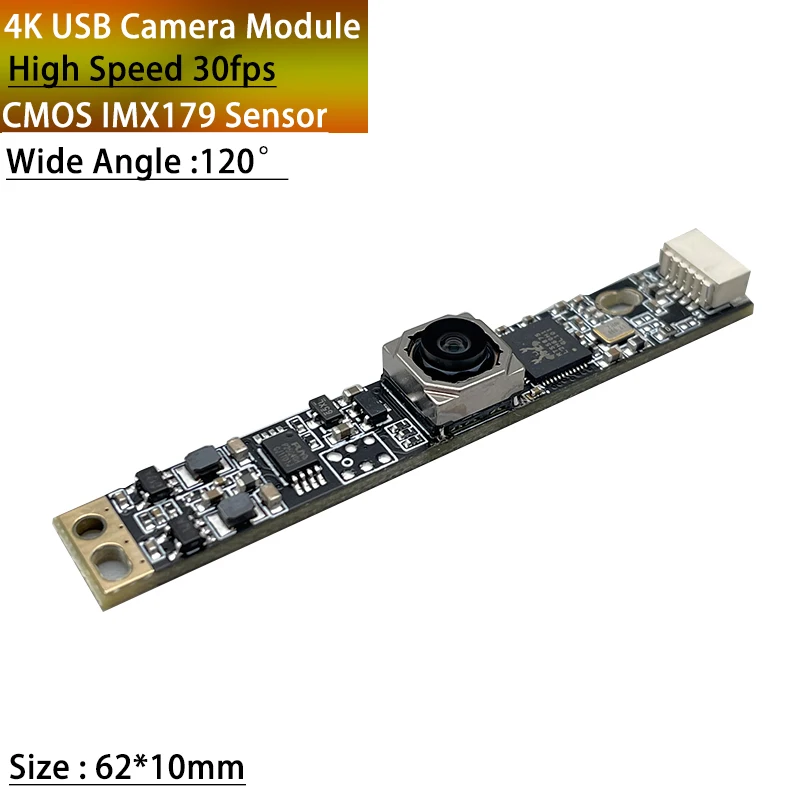 4K USB 카메라 모듈 8MP 자동 초점 120Degree 미니 IP 웹캠 CMO..