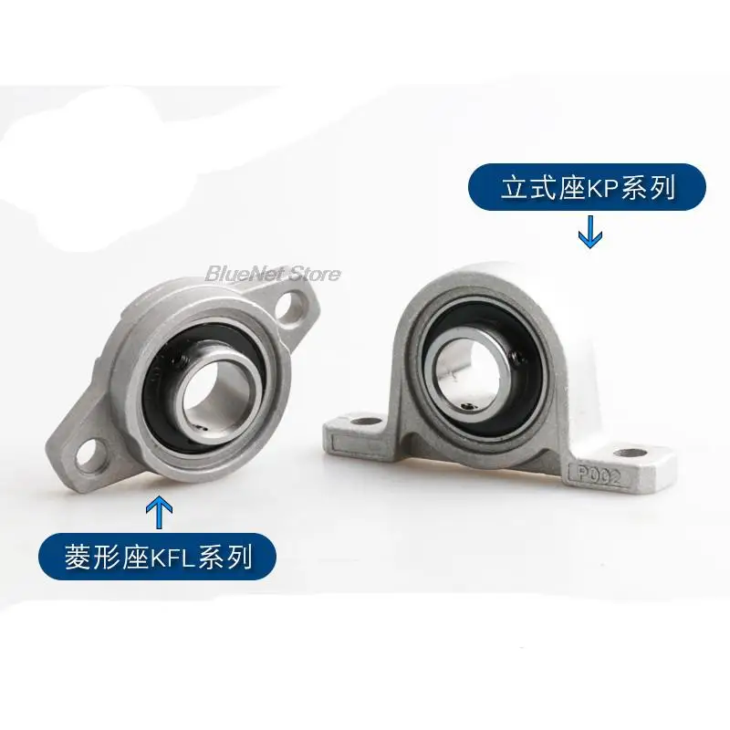 8/10/12/15/17mm Bore Diameter Zinc Alloy Pillow Block Flange Bearing KFL KP Series spherical bearings,ball bearings,metal shielded ball bearings,oil bearing,linear bearing